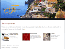 Tablet Screenshot of fratello-ristorante.com
